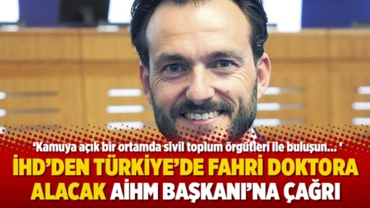 İHD’den AİHM Başkanı’na çağrı: Kamuya açık bir ortamda sivil toplum örgütleri ile buluşun