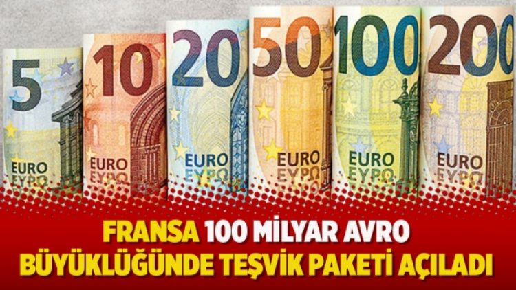 Fransa 100 milyar avro büyüklüğünde teşvik paketi açıkladı