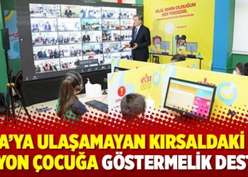 EBA’ya ulaşamayan kırsaldaki 1.5 milyon çocuğa göstermelik destek