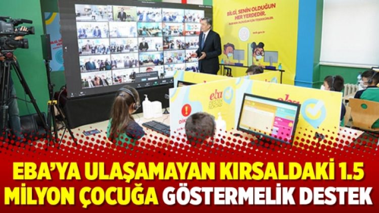 EBA’ya ulaşamayan kırsaldaki 1.5 milyon çocuğa göstermelik destek