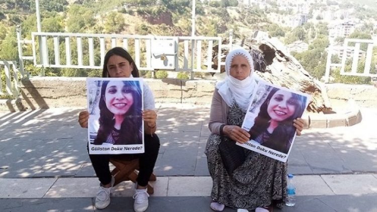 Gülistan Doku’nun ailesi, oturma eylemine başladı