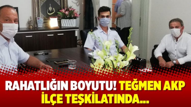 Rahatlığın boyutu! Teğmen AKP ilçe teşkilatında…
