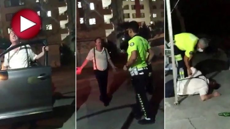 Alkollü hakim polislere saldırdı