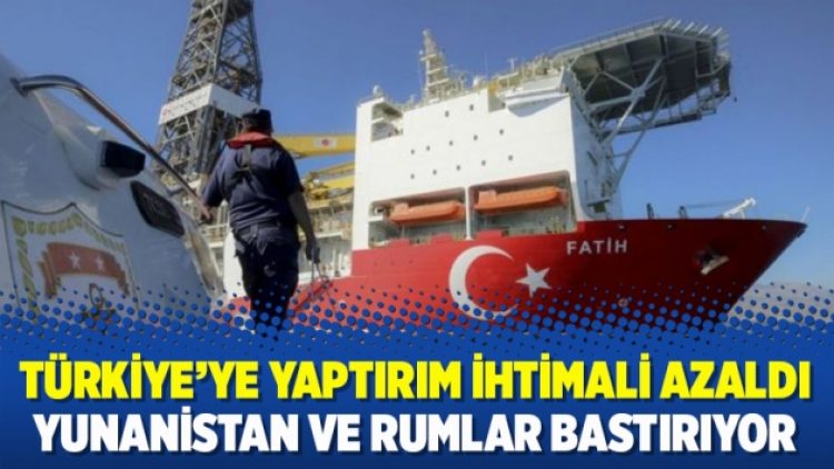 Türkiye’ye yaptırım ihtimali azaldı Yunanistan ve Rumlar bastırıyor
