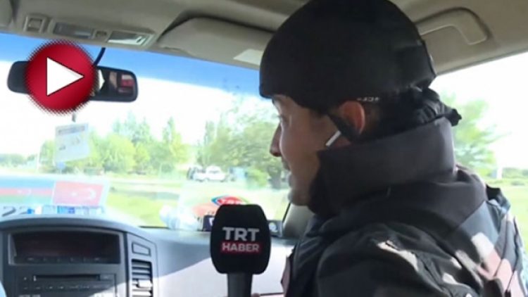 TRT ve AA ekibinin zor anları