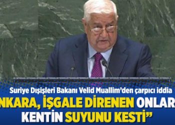 “Ankara işgale direnen onlarca kentin suyunu kesti”
