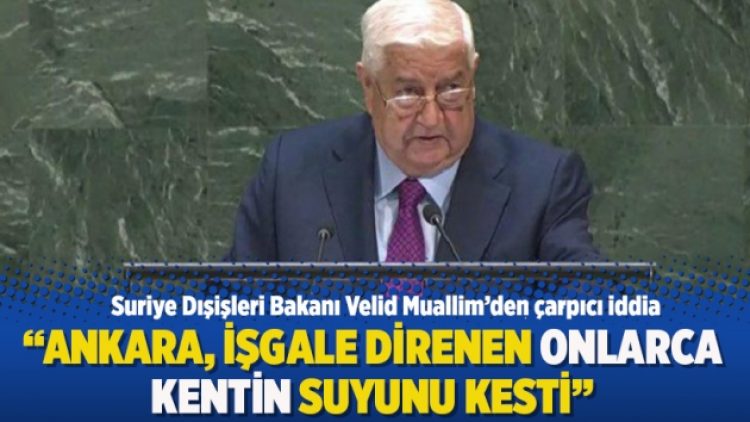 “Ankara işgale direnen onlarca kentin suyunu kesti”