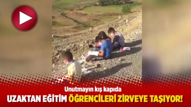 Uzaktan eğitim öğrencileri zirveye taşıyor!