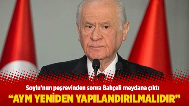 Bahçeli: Anayasa Mahkemesi baştan yapılandırılmalıdır