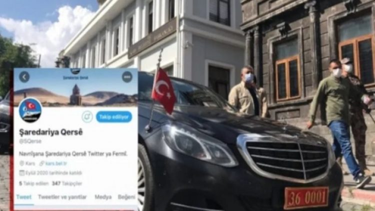 Kars kayyımı belediye meclisini feshedip, Kürtçe hesabı sildi