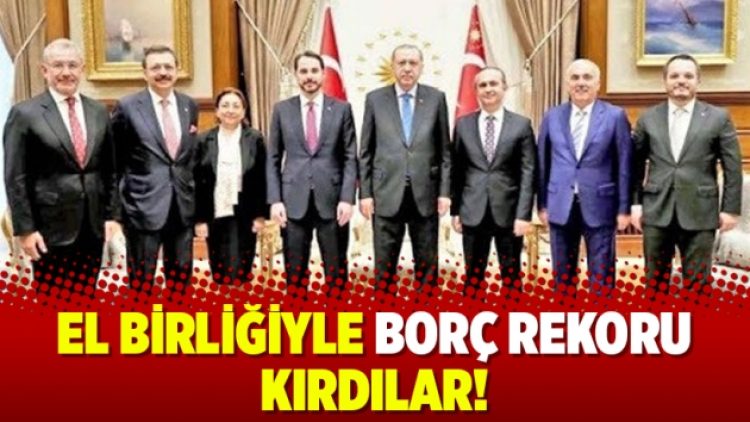 El birliğiyle borç rekoru kırdılar!