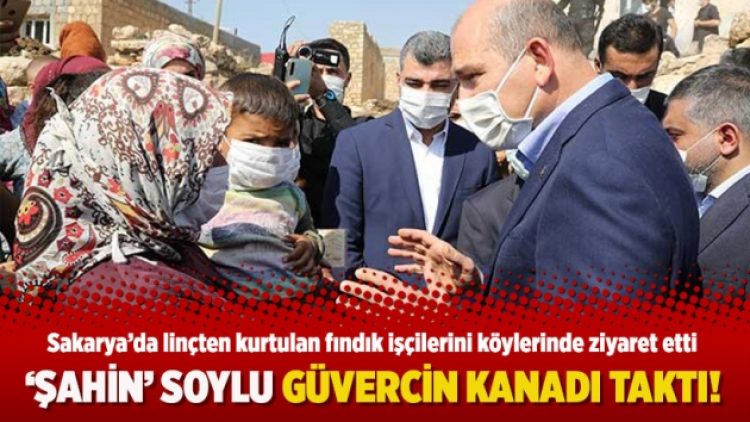 ‘Şahin’ Soylu güvercin kanadı taktı!