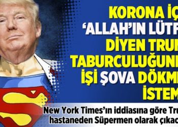 Korona için ‘Allah’ın lütfu’ diyen Trump taburculuğunda işi şova dökmek istemiş