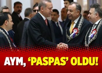 AYM, ‘paspas’ oldu!