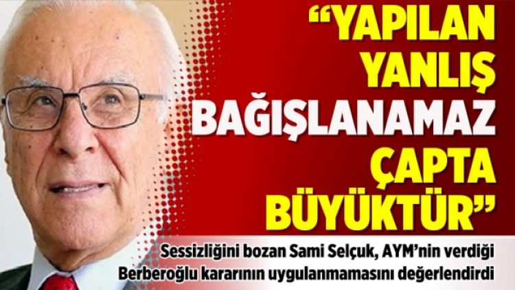 “Yapılan yanlış bağışlanamaz çapta büyüktür”