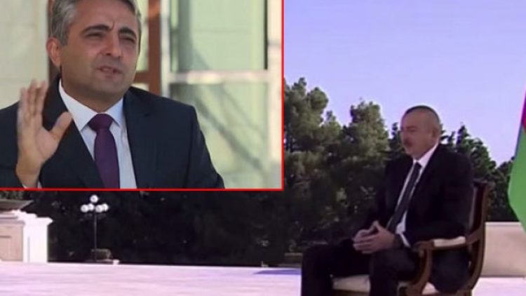 A Haber muhabiri şok oldu: Aliyev silah iddialarını canlı yayında yalanladı