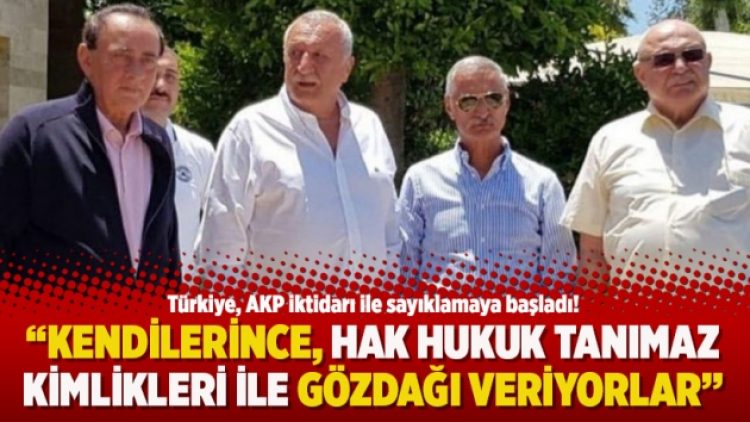 “Kendilerince hak hukuk tanımaz kimlikleri ile gözdağı veriyorlar”
