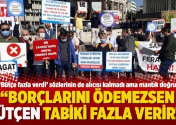 “Borçlarını ödemezsen bütçen tabiki fazla verir!”