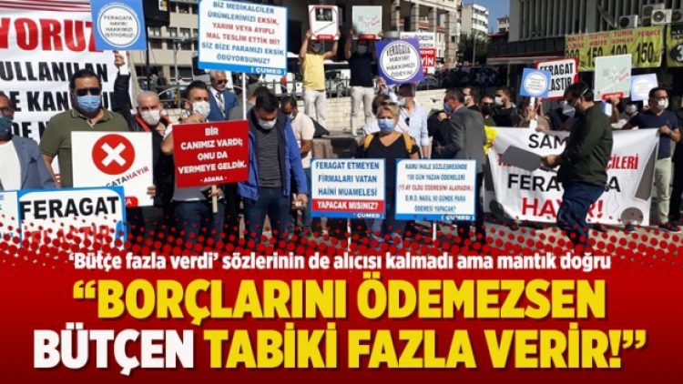 “Borçlarını ödemezsen bütçen tabiki fazla verir!”