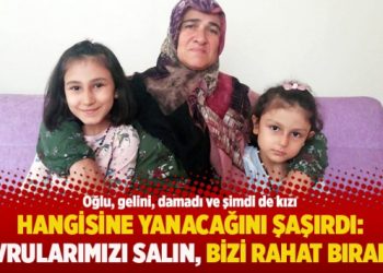 Hangisine yanacağını şaşırdı: Yavrularımızı salın, bizi rahat bırakın