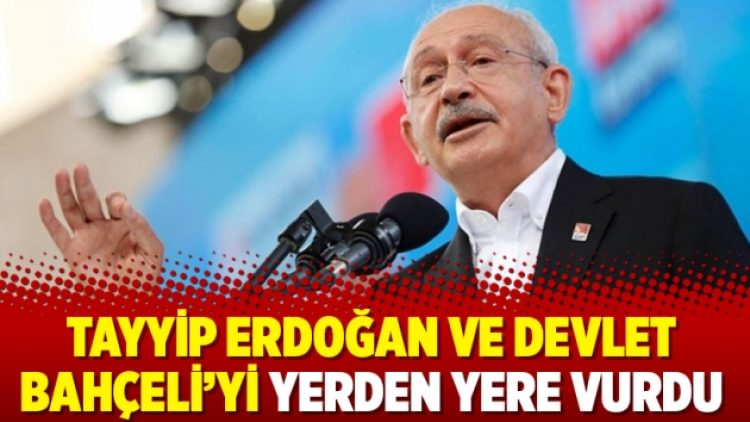 Tayyip Erdoğan ve Devlet Bahçeli’yi yerden yere vurdu