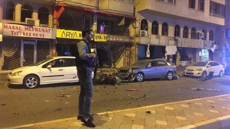 Hatay’da patlama: 1 polis yaralandı