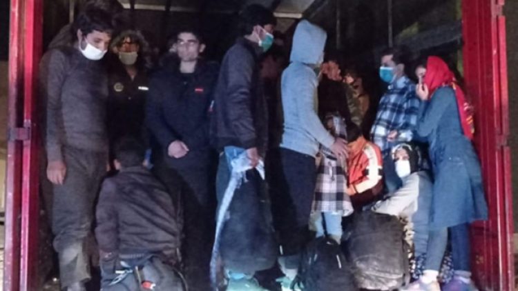 Van’da sahte gümrük mührüyle kapatılan tırda 210 göçmen bulundu