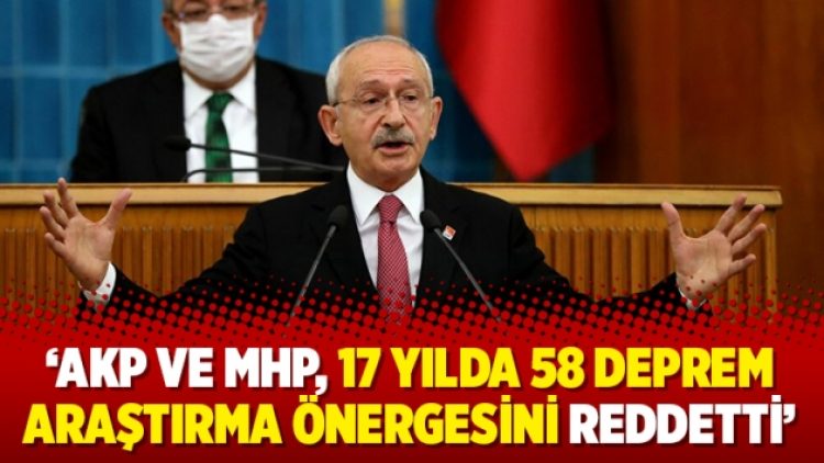 ‘AKP ve MHP, 17 yılda 58 deprem araştırma önergesini reddetti’