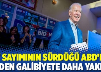 Oy sayımının sürdüğü ABD’de Biden galibiyete daha yakın