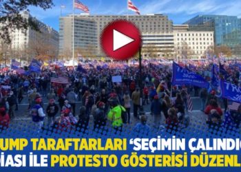 Trump taraftarları ‘seçimin çalındığı’ iddiası ile protesto gösterisi düzenledi