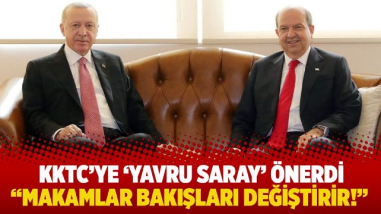 KKTC’ye ‘yavru saray’ önerdi: Makamlar bakışları değiştirir!