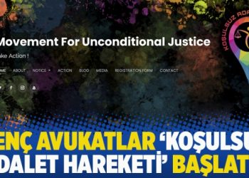 Genç avukatlar ‘Koşulsuz Adalet Hareketi’ başlattı