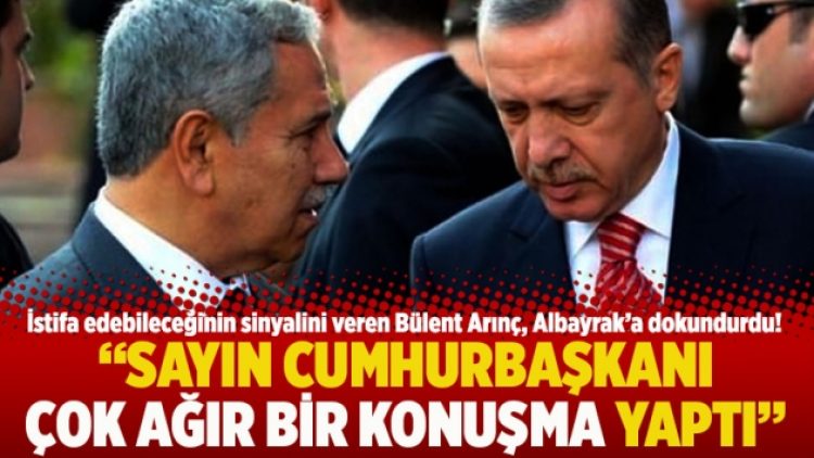 “Sayın Cumhurbaşkanı çok ağır bir konuşma yaptı”