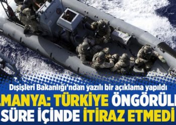 Almanya: Türkiye öngörülen süre içinde itiraz etmedi