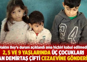 2, 5 ve 9 yaşlarında üç çocukları olan Demirtaş çifti cezaevine gönderildi