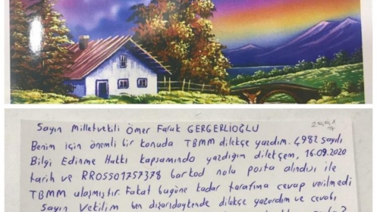 Dilekçesine cevap verilmeyen KHK’lı, ‘1 TL daha ucuz’ diye kartpostalla derdini anlattı