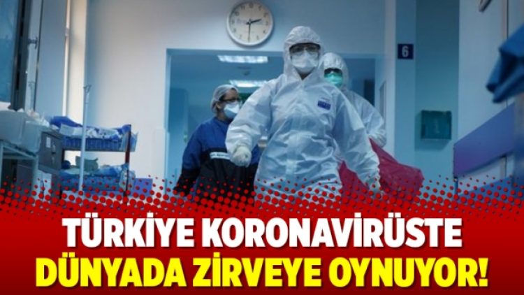Türkiye koronavirüste dünyada zirveye oynuyor!
