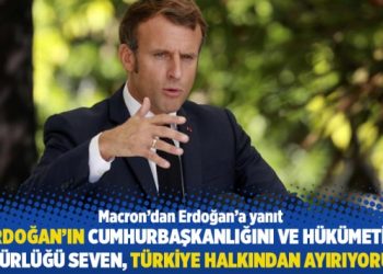 “Erdoğan’ın cumhurbaşkanlığını ve hükümetini, özgürlüğü seven, Türkiye halkından ayırıyorum”