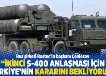 “İkinci S-400 anlaşması için Türkiye’nin kararını bekliyoruz”