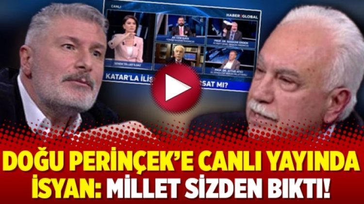 Doğu Perinçek’e canlı yayında isyan: Millet sizden bıktı!