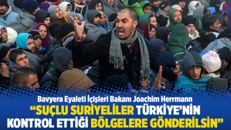 “Suçlu Suriyeliler Türkiye’nin kontrol ettiği bölgelere gönderilsin”