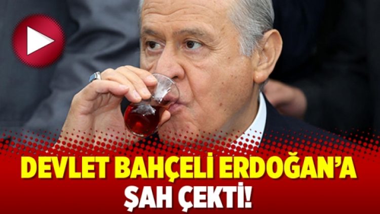 Devlet Bahçeli Erdoğan’a şah çekti!