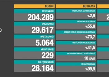 14 Aralık tablosu: 29 bin 617 yeni vaka, 229 vefat