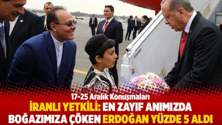 İranlı yetkili: En zayıf anımızda boğazımıza çöken Erdoğan yüzde 5 aldı