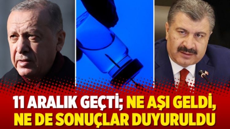 11 Aralık geçti; ne aşı geldi, ne de sonuçlar duyuruldu