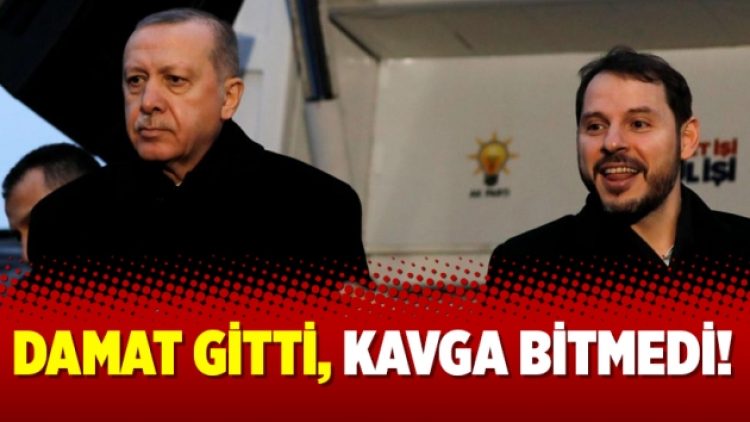 Damat gitti, kavga bitmedi!