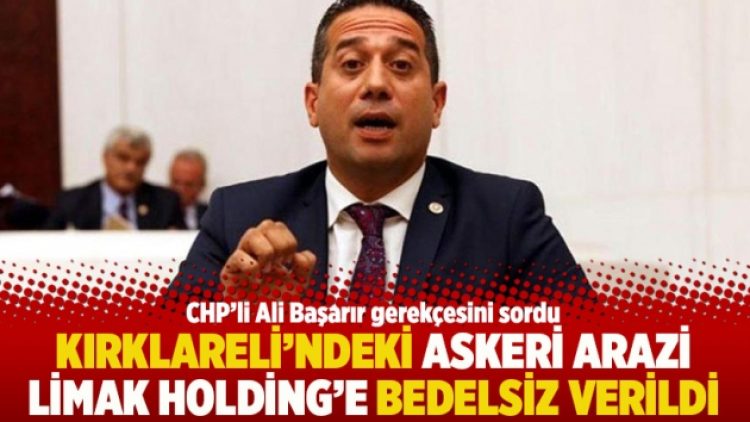 Kırklareli’ndeki askeri arazi Limak Holding’e bedelsiz verildi