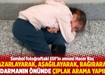 “Azarlayarak, aşağılayarak, bağırarak jandarmanın önünde çıplak arama yapıldı”