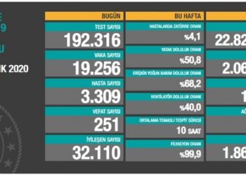 22 Aralık tablosu: 19 bin 256 yeni vaka, 251 vefat