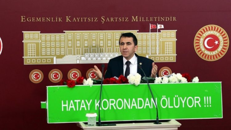 Meclis’te tabutlu basın toplantısı